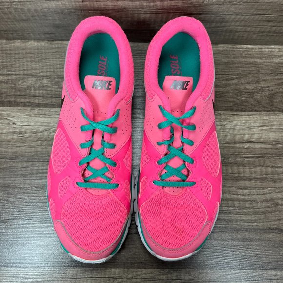 Nike Flex Run Pink Womens US Size 10 EUR 42 512108-602 Sneakers - Picture 7 of 9